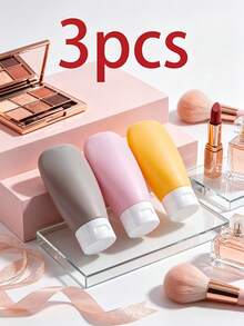 Travel Refillable Bottles, Leak-Proof Squeezable Container Set, Suitable For Liquid Shampoo, Soap And Toiletries. (Multi-Color) | Leak-Proof, Refillable, Squeezable Containers, Including Labels And Transparent Portable Bag - Multicolor - View 18