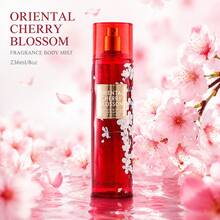 Wish 20 Varieties Of Women's Body Mist Perfume Spray, 8 Fl.Oz Long-Lasting Floral Fruity Spray With Non-Greasy Alcohol-Based Formula. Suitable For Hair & Body, Ideal For Parties, Dates & Gifting. Lightweight And Smooth Application.Valentine's Day Gift - Oriental Cherry Blossom - 查看 1