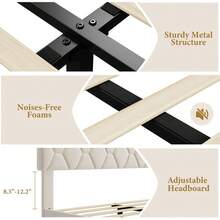 Kselythan Beds - Beige - View 6