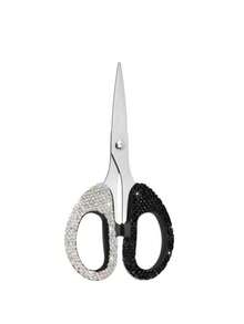 1pc Shiny Rhinestone Mini Scissors, Sewing Scissors, Small Office Home Portable Stainless Steel Paper Cutting Scissors For Opening Packages, Trimming Bangs, Thread, Fabric, School Scissors, Sewing Tool Accessories, Rhinestone Handicrafts - Multicolor - View 12