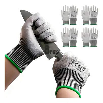 Guantes Anticorte Nivel 5 Industrial Trabajo Rudo Resistente