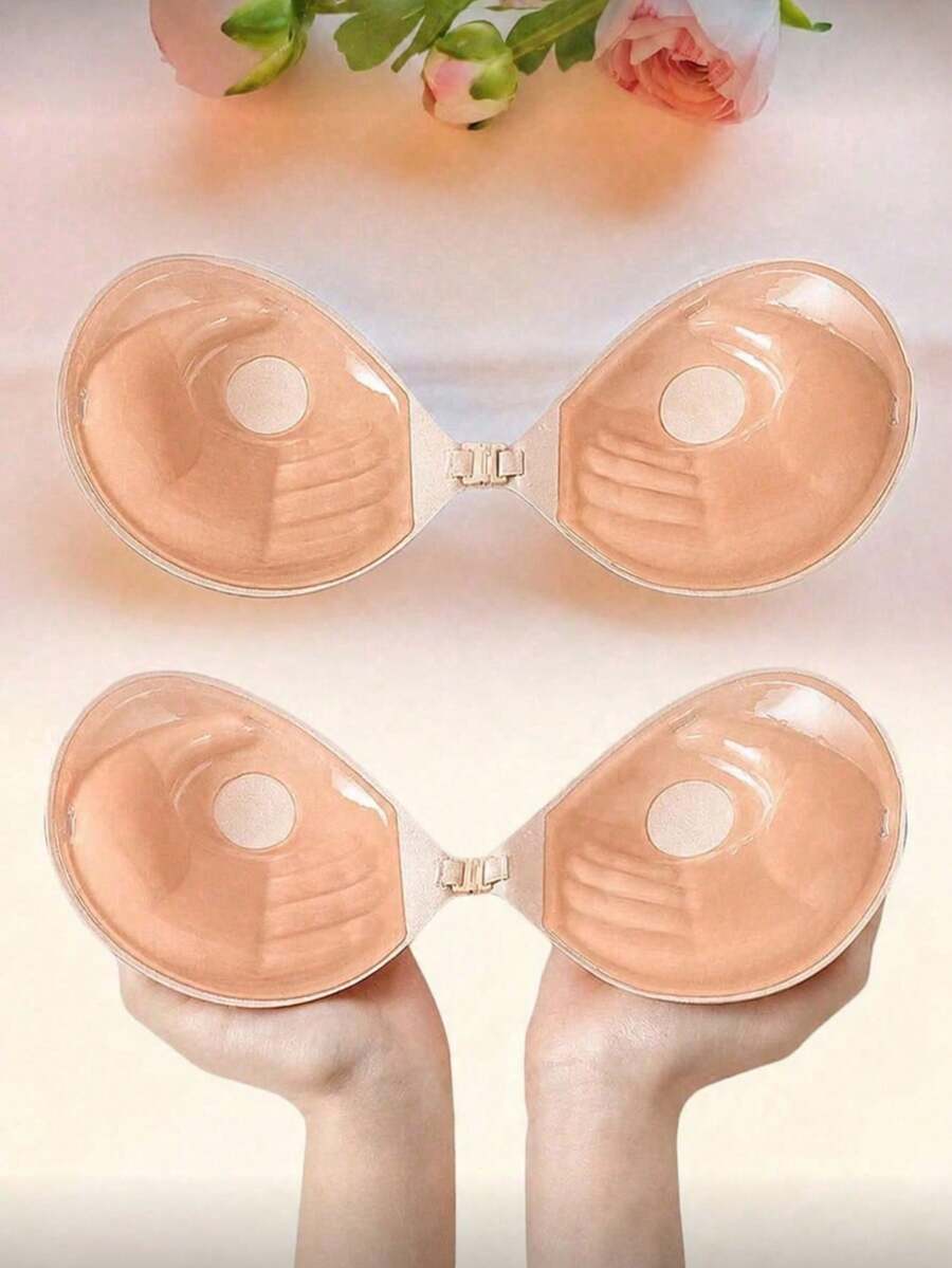 1 buah Bra Transparan Tebal 3cm, Cocok untuk Payudara Kecil, Gaun Tanpa Tali dan Tanpa Punggung, Efek Memperbesar Payudara yang Signifikan 1 buah Bra Transparan Tebal 3cm, Cocok untuk Payudara Kecil, Gaun Tanpa Tali dan Tanpa Punggung, Efek Memperbesar Payudara yang Signifikan - Cangkir Telapak Tangan - View 1