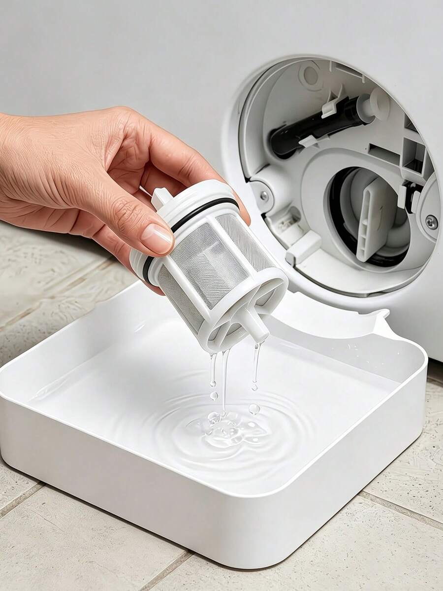 1pc Washing Machine Drain Tray, Laundry Room Essential Floor Protection Pan, Prevents Water Overflow, Durable Home Storage Solution, Laundry Area Cleaning Accessory