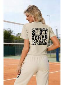 Women T-Shirts - Z2米色 - 查看 2