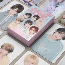 55pcs New Album HOME K-POP Star LOMO Collectible Photo Cards, Perfect Holiday Gift, Fun And Cute Gift, Birthday Gift, Easter Gift, Halloween Gift, Christmas Gift, Party Gift, Katseye Light Stick, Straykid, Photocard, K Pop, Katseye Photo Card - Multicolor - View 5