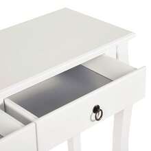 HOMCOM Bench Table - White - View 5