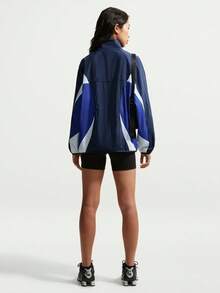 Nike 女款 AS W NK STREET TRACK JKT 梭織無帽夾克 IM8402-411 - 藏蓝色 - 查看 5