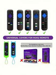 Glow-In-The-Dark Cat Ear Silicone Remote Control Protective Case With Lanyard, Shockproof, Anti-Slip, Dust-Proof, Compatible With Hisense TV Remote, Easy To Install, Full Button Access, For Home, Hotel, Dorm TV Remote Control - Multiple Styles - View 6