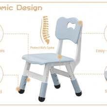 Kselythan Kids Desk Chairs - Dark Grey - View 8