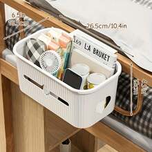 1pc Bedside Storage Hanging Basket-Dormitory Headboard Phone Holder,Suitable For Kitchen,Bathroom,Bedroom,Essential Item For Dormitories,Shelf Baskets,Kitchen Accessories,Room Decor,Storage Boxes With Lid,Essential For Back To School Season - Multicolor - View 16