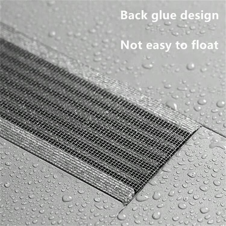 1 捲 7*500cm 一次性排水口貼紙，適用廚房與浴室，防堵髮絲與昆蟲過濾網 - A - 查看 6