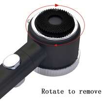 Booster Shower Head Universal Powerful Booster Handheld Shower Filter Shower Head, Bathroom Decoration - Round - View 5