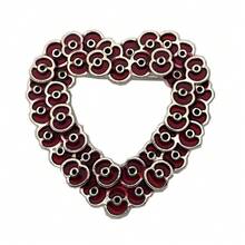 UK Gedenktags-Abzeichen Rote Emaille Mohnblumenkranz Brosche Schul- und Büroaccessoire Hemd Jacke Schmuck Halloween Clip Spaßig Süß Lehrer-Tag Geschenk Halloween Accessoire Lehrer-Tag Kleidung Accessoire Taschenanhänger - Verschiedenfarbig - Übersicht 14