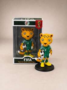 FIFA 2026 World Cup Mascot Figure, Clutch The Bald Eagle, Meple The , Zayu The Jaguar Anime Action Figure, Soccer Football Merchandise Gift For Friends Birthday, PC Case Ornament, Home Decor, Aesthetic - Multicolor - View 7