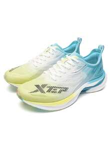 XTEP Men's Running Shoes Ultra Light 7.0 PRO 2026 Summer New Breathable Racing Training Running Shoes 977219110007 Celery Green/Smart Blue - Smart Blue/Celery Green - View 2