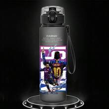 FIFA FIFA 2026世界盃 C羅 #7 粉絲水杯，EPDM材質，防漏大容量，便攜足球支持者水杯，適合健身、訓練與戶外，葡萄牙球迷禮物 - 彩色 - 查看 43