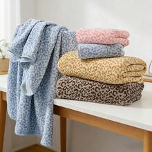 1PC/3PCS Leopard Print Towel Set - Soft Microfiber Material - Absorbent - Lint-Free - Hangable - Bathroom Decor, Gym, Party Gift, Beach, Vacation Travel, Halloween - Multicolor - View 10