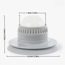 1pc Massage Roller Ball, Muscle Roller Massager, Manual Massage Ball, Compact Rotating Massager, Back, Arm And Neck Massage Tool For Muscle Relaxation. Features Suction Cup 360-Degree Rotating Design, Easy To Target, Durable, Wall-Mounted Without Drilling, Suitable For Smooth Wall And Glass Surfaces, Precise - Multicolor - View 7