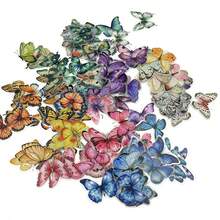 6 Packs Butterfly Graffiti Stickers, Stationery & Gift Packaging Supplies, Creative Fashion Manual Material Decoration DIY Stickers, Box Sealing Stickers, Commercial Product Packaging Sealing Stickers, Gift Box Decoration Bag Packaging Labels - 6-pack - View 2
