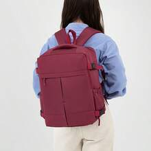 24L Large Capacity Carry-On Travel Backpack 40*29*21cm Waterproof Expandable Short Trip Business Backpack With Separate Shoe Compartment 16 Inch Laptop Sleeve Unisex Commuter Luggage Backpack - Multicolor - View 5