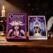Divine Feminine Conscious Spirit Oracle Deck Chakra Energy Tarot Cards For Spiritual Guidance For Party Divination & Self Reflection - View 5