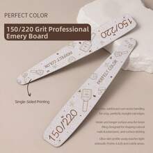 PERFECT COLOR Professional Nail File Set, Multiple Grit Options, Fast Shaping, Smooth Finish, Durable Sanding Strips, Suitable For Natural Nails, Gel Nails And Acrylic Nails, Home And Salon Use - Multicolor - View 14