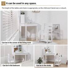 Kids Desk Chairs - White - View 4