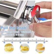 Stainless Steel Pasta Machine Manual Spaghetti And Lasagna Machine - Silver - View 7
