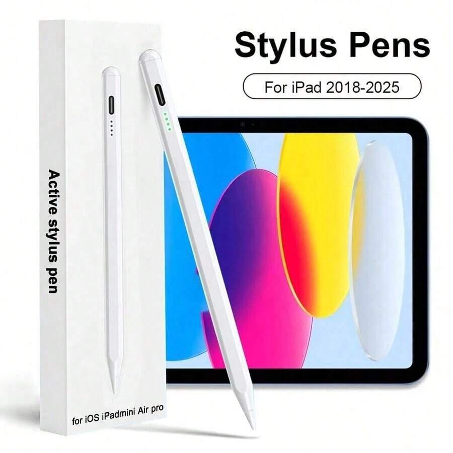 Apple Pencil 相容 iPad 第 10 代與第 9 代 | 2 倍快充，相容 iPad 第 6-11 代 (2018-2025)、Pro 12.9/11/13 吋/M4、Air 3/4/5/M2/M3、Mini 5/6、Apple Pencil 第 2 代，升級版觸控筆相容 iPad 第 9 代與第 10 代，快充筆，相容 iPad Pro 11/12.9 吋 (第 3/4/5 代)