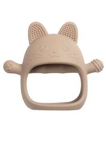1pc Cute Silicone Baby Teether Wrist Teething Toy With Textured Massage Nubs Anti-Drop Infant Teether Baby Shower Gift For 0-12 Months Babies - 多色 - 查看 12