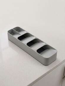 1/2pcs Cutlery Storage Box Drawer Divider Tray, Kitchen Utensil Storage Box, Kitchen Drawer Organizer, Ableware Divided Cutlery Storage Tray, Knife Fork Spoon Organizer, Cabinet Storage Box, Cutlery Sorting Storage Box, Space-Saving Storage Box - Multicolor - View 11