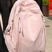 This Solid Color Backpack Design Can Be Worn As A Backpack, A Shoulder Bag, Or A Handbag - Multicolor - View 2