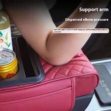 4-In-1 Multifunctional Car Armrest Box Organizer Pad, Height Pad, Center Console Cup Holder, Tissue Box, Storage Bag, Car Interior Storage And Organization Accessory, Multi-Purpose Car Interior Clutter Organizer - Multicolor - View 4