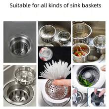 Floor Drain Filter 200, 100, 50 And 1 Only Equipped With Kitchen Sink Filter And Drain Garbage Leak-Proof Filter - A - View 7
