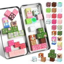 35pcs Magnetic Building Blocks Children's Toy, Girl Theme, With Storage Box, Suitable For Girls 3 Years Old And Above, Upgraded STEM Sensory Gift, Princess Magnetic Game, Toddler Educational Toy - Multicolor - View 2