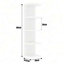 Estantería de pared minimalista de 3/5 capas delgada (material PVC), estante de almacenamiento de pared, estantería de pared, estante de almacenamiento acrílico montado en la pared, estante flotante montado en la pared, estante de almacenamiento multifuncional para exhibición de figuras de anime, estante flotante de almacenamiento de pared, estantería para plantas - Multicolor - Ver 17