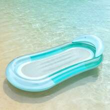 Folding Single Inflatable Swimming Pool Lounge Chair Inflatable Floating Raft Water Recreation Hammock Beach Sunbathing Raft - A - View 7