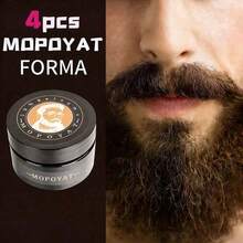 MOPOYAT Bálsamo para barba : ¡Realza el atractivo de tu barba! Cuidado diario de la barba, sin alcohol. Recomendamos convertir el cuidado diario de la barba en un hábito. Este producto de limpieza profunda es un excelente regalo para tu padre, novio o amigo. - Negro - Ver 11