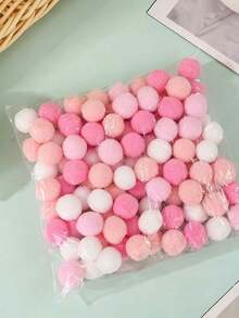 1/25/50/100/200個鮮豔彈性毛球球 - 彩色DIY手工藝與藝術裝飾，柔軟毛絨毛球球適合創意項目、派對裝飾和節日家居裝飾，派對裝飾用品，彈性毛球球創意手工藝用品 - 彩色 - 查看 17