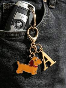 Móc khóa chữ cái A-Z hình xúc xích Dachshund dễ thương, phụ kiện chủ đề thú cưng vui nhộn, mặt treo chữ cái và móc khóa túi xách, charm treo túi, trang trí móc khóa, phụ kiện cho ốp điện thoại, ví, chìa khóa xe, phù hợp cho ví, túi, ba lô, mặt treo chìa khóa xe, nhỏ gọn tinh tế, thích hợp cho du lịch, hẹn hò, hoạt động bãi biển, mua sắm, đi làm và đi học, quà tặng tuyệt vời cho ngày tựu trường, Ngày Nhà giáo, mùa tốt nghiệp, lễ hội sự kiện, người yêu thú cưng - Nhiều màu - Xem 1