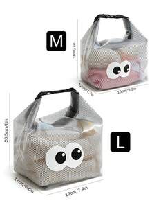 Cute Animal Pattern EVA Waterproof Beach Bag, Jelly Transparent Hollow Tote Bag, Large Capacity Pool Bag With Adjustable Shoulder Strap, Quick-Dry Bath/SPA Bag, Can Store Swimsuit, Towel, Sunscreen, Goggles, Phone, Flip-Flops, Cosmetics And Snacks, Essential For Beach, Pool, SPA, Cruise And Vacation Travel, Unisex - Light Grey - View 7