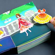 4 Buku Aktivitas Stiker Putri, Cocok untuk Anak Perempuan Usia 3+ Tahun, Mengembangkan Koordinasi Mata dan Tangan, Stiker Mudah Dikupas yang Ramah untuk Balita, Sempurna untuk Perjalanan dan Waktu Tenang di Restoran, Hadiah Pesta yang Ideal - 4 Buku Stiker Putri Acak - View 5