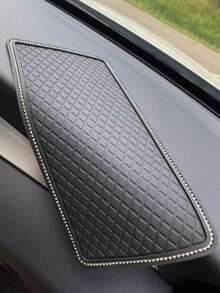 Universal Anti-Slip Car Dashboard Mat, Non-Slip Silicone Gel Car Dashboard Storage Pad, Heat-Resistant Sticky Anti-Slip Pad, Suitable For Phone, Fashion Glasses, Keys, Coins, Small Accessories, Car Interior Accessories - A - View 3