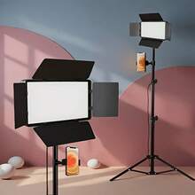 UEGOGO 10-Inch Professional LED Fill Light Kit With Adjustable Metal Tripod, Square Fill Light, USB Powered, 3 Lighting Modes, Suitable For Photography, Live Streaming, Video Recording, Video Calls And Studio Shooting - Black-1 - View 9