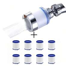 1pc Bathroom Faucet Filter, Faucet Filter, Screw-On Faucet Filter Purifier, Kitchen Sink Water Filter Removes Chlorine, Fluoride, Heavy Metals And Hard Water In Home Kitchen And Bathroom - View 7
