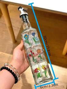 Seasoning Bottle Dispenser Oil Pot Kitchen Home Use Oil Can New Style Oil Bottle Glass Oil Pot Non-Drip Large Capacity Oil Dispenser - Multicolor - View 9