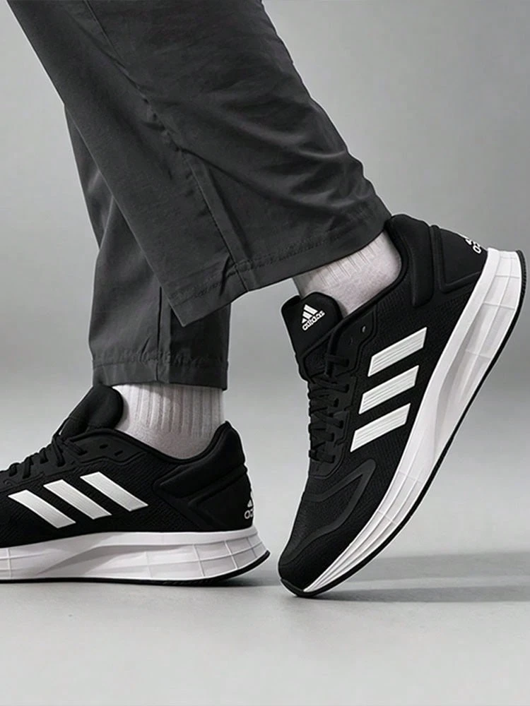 Adidas Duramo SL 2.0 Comfortable Lightweight Breathable Mesh Low-Top Athletic Training Running Shoes Men's - Black - View 1