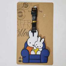 1pc New Miffy Luggage Tag, High Color Value Cartoon Doll Creative Cute Unisex Suitcase Carry-On Checked Baggage Anti-Loss Pendant - Multicolor - View 6