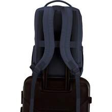 W WINGS 20L Travel Backpack, Carry-On Size, With 15.6-Inch Laptop Compartment | Features Luggage Strap, Breathable Back Panel And Side Water Bottle Pocket - Royal Blue - View 10
