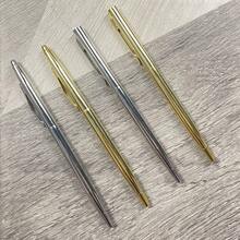 1/10pcs Customizable Neutral Pen, Engraved Text, Multi-Color Metal Twist Pen, Personalized Gift For Wedding, Anniversary, Birthday, Employees, Clients, Back To School, Business Advertising, School Supplies, Office Decor, Promotional Pens - Multicolor - View 3